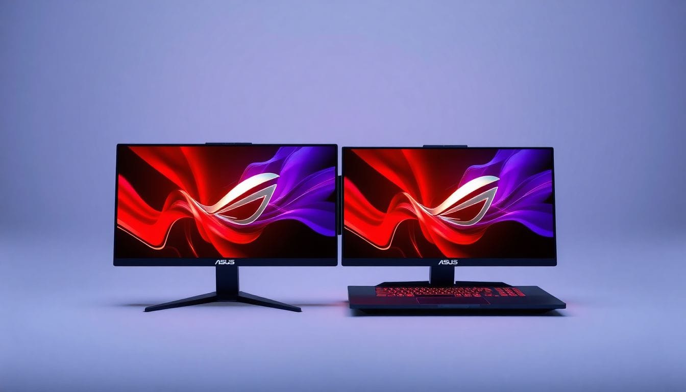 A impressionante Asus ROG Zephyrus Duo de 2026, um laptop de jogos com duas telas OLED que oferece uma experiência única de multitarefa, destacando o seu design arrojado e tecnologia avançada.