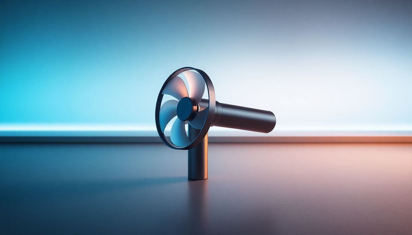 O ventilador portátil HushJet Mini Cool da Dyson é uma solução poderosa e compacta para os dias quentes, combinando desempenho em um design elegante e moderno.