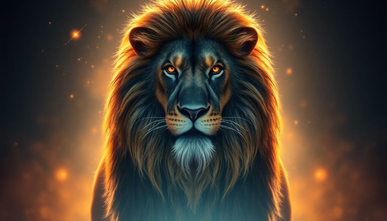 Imagem de um majestoso leão representando a conexão cósmica em 'Narnia: The Magician's Nephew', cinema que está programado para ser lançado em 2027 pela Netflix, destacando o retorno da famosa saga às telonas.