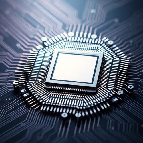 Imagem de um chip de IA sofisticado, simbolizando a pressão financeira crescente sobre a monetização da inteligência artificial, conforme discutido na notícia 'You’re about to feel the AI money squeeze'.