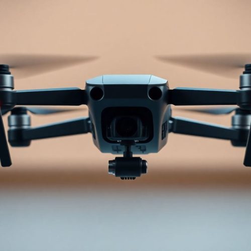 Drone compacto DJI Lito alçando voo, representando a nova tecnologia de drones super-baratos que os americanos estão perdendo, destacando seu design aerodinâmico e recursos avançados de filmagem.