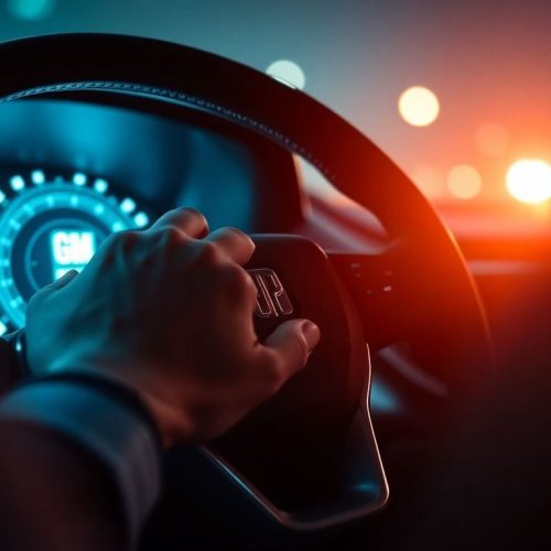 As General Motors agrees to pay $12,75 milhões em um acordo de privacidade dos motoristas na Califórnia, a imagem retrata a importância da proteção de dados no tráfego moderno.