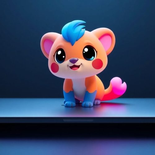 Imagem de um adorável pet virtual inspirado no Lil Finder Guy, flutuando sobre a interface do Mac, simbolizando a inovação trazida pelo novo recurso de pets do OpenAI Codex.