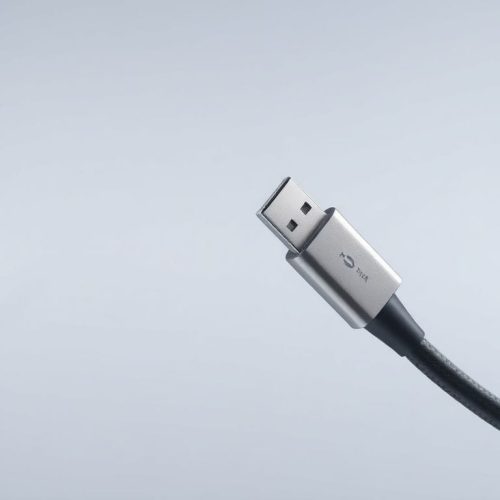 Cabo 2 em 1 USB-C da Anker em destaque, ideal para carregar vários dispositivos simultaneamente de forma eficiente. Este cabo mostra a versatilidade e a praticidade de se utilizar um único cabo para múltiplas recargas.