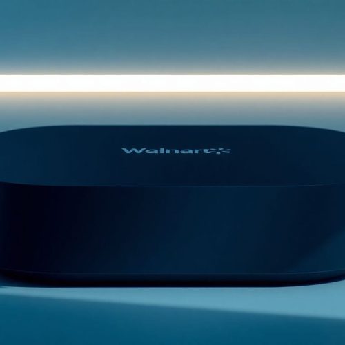 A nova Onn 4K Pro da Walmart, atualizada com suporte para Gemini e Matter, promete facilitar a busca de streaming e o controle de dispositivos inteligentes em casa. Esta imagem destaca o design elegante e as funcionalidades avançadas do dispositivo.
