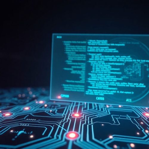 Imagem ilustrativa da interface de um software de codificação desenvolvido pela Cursor, que está em negociação para uma possível aquisição de $60 bilhões pela SpaceX, destacando a importância da tecnologia de IA no desenvolvimento do setor.